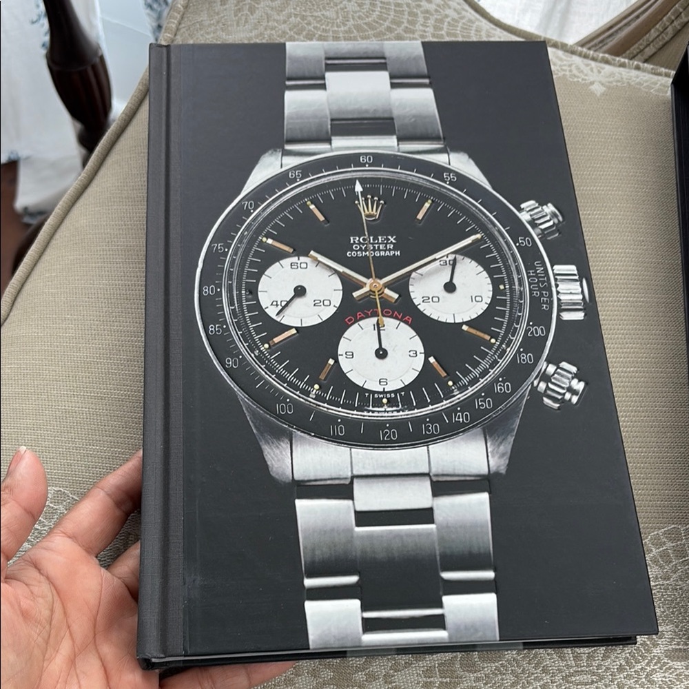 Men's Black and Silver Watch Book